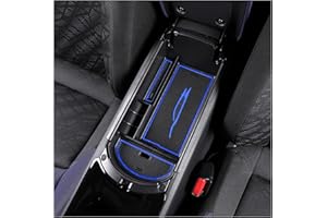 SXCY Compatible con Toyota C-HR CHR Reposabrazos Caja de Almacenamiento, Central Consola Organizador Bandeja para Coche interior Accesorios para CHR 2016-2022 2023 (azul)