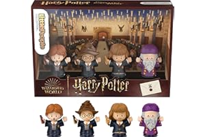 LITTLE PEOPLE COLLECTOR LittlePeople Collector Harry Potter i Kamie filozoficzny Zestaw kolekcjonerski z 4 figurkami dla doros ych i fanów, edycja specjalna, HVG45