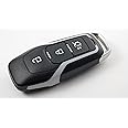 Automobile Locksmith Key Shell Case for Ford Edge Mondeo S-Max Mustang 3 Button Smart Remote Key