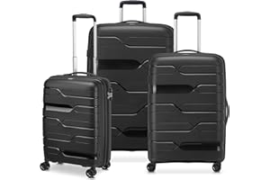 MODO BY RV RONCATO Modo By Roncato MD1 Set 3 Trolley Espandibile Black