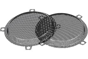 XMMT Batwing Fairings 5.25" Black Mesh Speaker Grills Cover for Harley Touring Electra Glide FLHT Street Glide FLHX 1996-2013