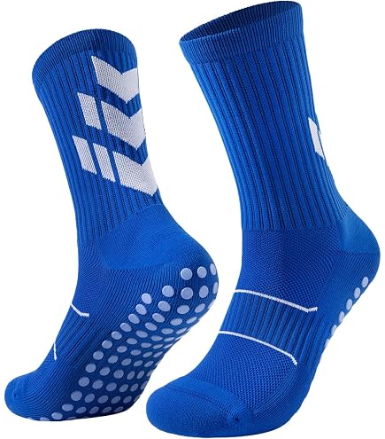 3 Paires Chaussettes Antidérapantes Football – Homme/Femme – Semelle Grippante – Pour Sport En Salle, Basket, Football