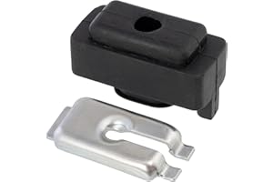 AERZETIX - C66709 - Kupplungsseil-Befestigungssatz (2 Stück) mit gummihalter - länge: 46 mm - kompatibel mit Seat, Vw nummern OE 1H0 798 303A