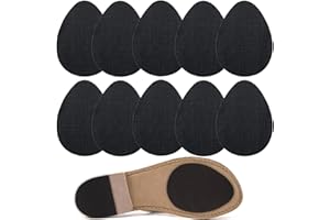 YCZARD 5Pairs Shoe Sole Protectors Anti Slip Shoe Sole Grips, Self Adhesive Waterproof Rubber Shoe Soles for Shoe Repair, Non Slip Shoe Grips On Bottom of Shoes for Sneakers Heels Boots