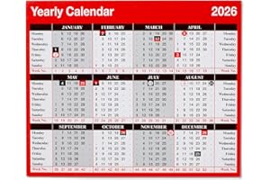 MORGAN'S DIRECT 2026 Yearly Desktop Calendar - Free Standing, Efficient Planner for Home & Office - Clear, Easy-to-Read Dates - Perfect for Daily Organization & Scheduling