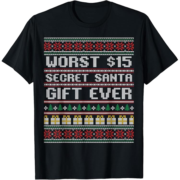 T-shirt Dear Santa Dont Check Unisex Regalo Retrò Divertente - Foto 2