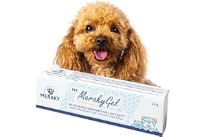 Gel Oculare Idratante per Cani e Gatti - MERAKY, Azione Lubrificante e Lenitiva, Dona Sollievo Immediato da Rossori, Irritazioni e Secchezza - 10 ml, Gocciolabile e Trasparente