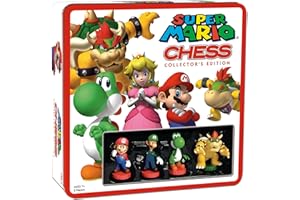 USAOPOLY USA-OPOLY , Super Mario Chess Game , Board Game , Ages 7+ , 2 Players , 60+ Minutes Playing Time