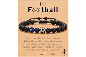 D Dongjiangjin Gift Football Gifts for Boys, Football Bracelet Gifts for Birthday Christmas