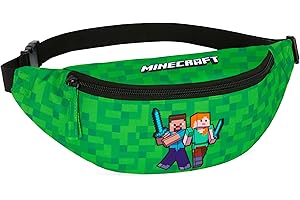 MINECRAFT Sac Banane Marsupio Bambini e ragazzi (Pacco da 1)