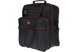 Christian Wippermann große Herren Tasche Flugbegleiter Umhängetasche Arbeitstasche Herrentasche im Hochformat