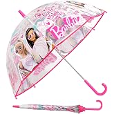Kids Licensing - Transparent children's umbrella with drawings and children's characters, lightweight and easy to use