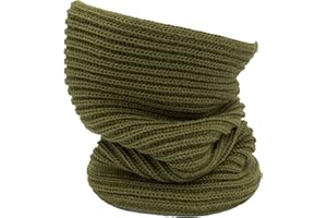 Colours & Beauty Scaldacollo Uomo Donna Tubolare Lavorato a Maglia Made in Italy | Sciarpa ad Anello Tinta Unita Colori Vari Unisex | Copri Collo in Lana Taglia Unica | Tubo Collo Termico