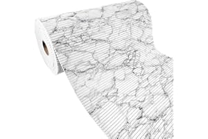 DECOMEISTER Mata łazienkowa podłogowa chodnik antypoślizgowy spienione PCW łazienka pralnia WC miękka podkładka przeciwpoślizgowa do jogi dywanik pod prysznic 65x130 cm Marmur Szary