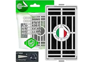 Filtro Antibacteriano para Frigorífico con Código Original C00345845 C00464529 C00464530 481248048163 481248048173 para Indesit para Whirlpool - MADE IN ITALY - Garantía de 5 Años - ONIX TECH