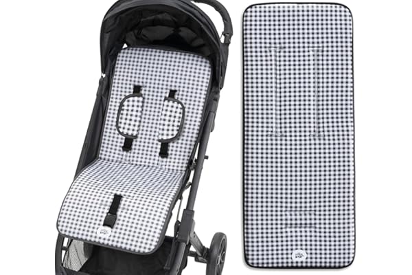 Colchoneta Silla Paseo Universal Transpirable verano,Cojín Silla de Paseo para el Cochecito y Asiento de Carro (14)
