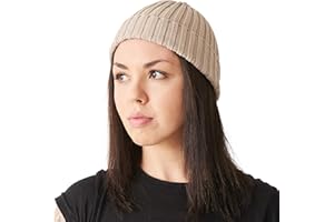 CHARM Bonnet Homme Femme Fisherman Beanie de 100% Coton - Unisexe Chapeau Docker Cap Marin Tricoter Classique Conception Simple Strié