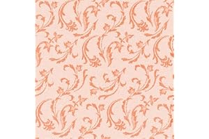 Papstar, 50 Servietten "ROYAL Collection" 1/4-Falz 40 cm x 40 cm nektarine "Damascato", #84997