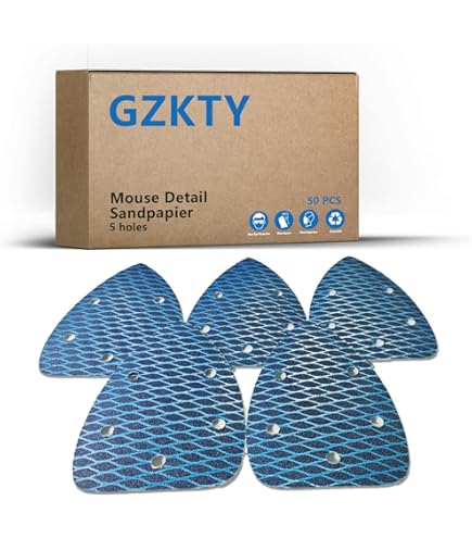 Fogli Abrasivi Multiblade 93x230mm - Grana 80, 10 Pezzi | Per Levigatrici Orbitali - Foto 7