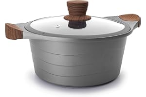 LACOR 27320 Stilo Cacerola con Tapa de Cristal, Aluminio, Gris, 20 cm