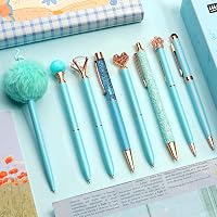 UEAVOID 4-in-1 Kugelschreiber Mit Mikrofaser-Reiniger & Stylus – 4 Farben – Lustiger Mopp-Stift Für Bildschirme