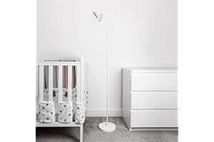 Flexi Air 360 Pro (Round Base) The Universal Freestanding Baby Monitor Holder, Baby Video Monitor Shelf with Flexible Hose, Camera Stand for Nursery Compatible with Most Baby Monitors (White)