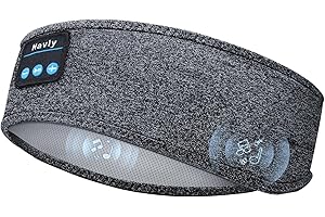 Navly Bluetooth Sleep Headphones, Bluetooth Sports Headband, Personalised Gifts with Ultra Thin HD Stereo Speaker, Perfect for Sports, Side Sleepers, Meditation