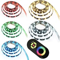 8m RGB LED Streifen Set – 30 LED/m, Inkl. 44-Tasten Fernbedienung, Controller & Netzteil, IP20