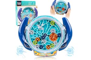 ENCURYNA Juego de rompecabezas de laberinto para niños, juegos de laberinto de laberinto 3D, juguete IQ de laberinto de gravedad, regalos para niños y niñas de 4 a 8 años