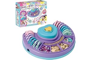 Click & Lock- Diseña Tus Joyas, Joyas con Mensaje, Decora con Cuentas, Pegatinas e intercambia Cuando Quieras, diseña CREA y Brilla,+6 años, Bizak (64361491)