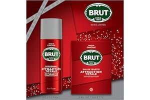 AXE Brut Coffret Cadeau Homme Attraction Totale avec Eau de Toilette Attraction Totale 100ml et Déodorant 200ml, Parfum boisé et raffiné, Idée cadeau à offrir x1