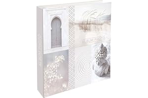 WEB2O - Album fotografico grande, 500 foto, 10 x 15 cm, collezione Buddha