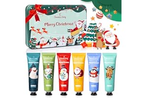 Creme Mani Natalizie, Eleanore's Diary 6 Pezzi Calendario Avvento Crema Mani, Set Crema Mani Mini, Idratazione, Burro di Karitè Hand Cream, Regalo di Natale, Originali Regali Natale