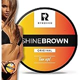 BYROKKO Shine Brown Crema Abbronzante Solare (210 ml), Acceleratore Abbronzatura efficace al Sole e nei Lettini Solari, con I
