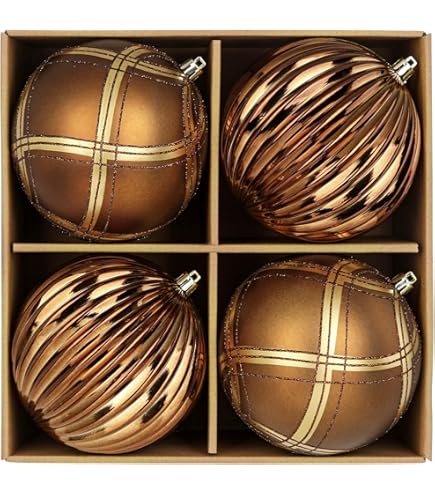 32 Gouden Onbreekbare Kerstballen Ornamenten voor in de Kerstboom | bol