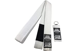 Choke&Chill BJJ Brazilian Jiu-Jitsu - Cinturón con llavero para adultos y niños Luta Livre