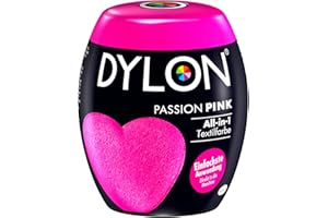 Tinte de DYLON. Color: Rosa pasión, pack de una unidad de 350 g