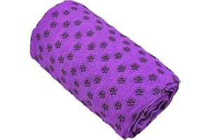 Accessotech Sport Fitness Viaggi Esercizio Yoga Mat Copertura Asciugamano Coperta Antiscivolo Pilates