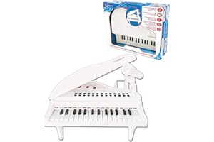 Lexibook My First Piano - Pianino dla dzieci. podświetlane klawisze. tryb nauki. 29 x 31 cm. regulacja tempa i głośności. wiek 3+. kolor biały. K731