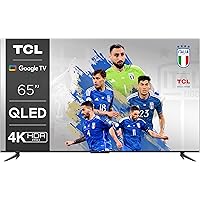 TCL 65C641, TV QLED 65”, 4K Ultra HD, Google TV (Dolby Vision & Atmos, Motion clarity, Controllo vocale hands-free, compatibi