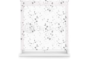 Blindecor Flores | Estor Enrollable Translúcido con Estampado Impresión Digital | Modelo Bloom | 150 x 180 cm (ancho por alto) Tamaño de la Tela 147 x 175 cm | Estores para Ventanas