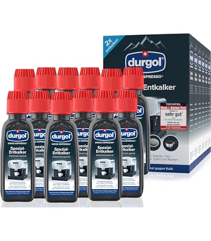 Lot De 5 Durgol Swiss Espresso Spezial Entkalker DED 18 - Détartrant Machine à Café Professionnel