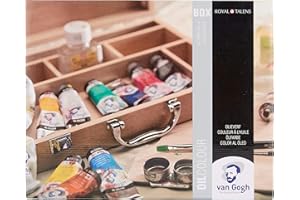 Talens - Una caja con Paquete de 10 tubos básicos de pintura al óleo Van Gogh, multicolor, talla única, Juego de 16 piezas