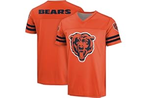 FOCO NFL Men's Officially Licensed Primary Logo Alternate Color Game Day Football V-Neck Top