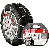 RD9 - Metal Snow Chains mm, Size No. 130, Set of 2 with Gloves Included