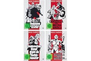 Godzilla Kaiju Classics Edition (4 Filme der Showa-Reihe) Frankenstein und die Ungeheuer, Frankensteins Kampf gegen die Teufelsmonster, Godzilla gegen Megalon, Gojira vs Mechagodzilla