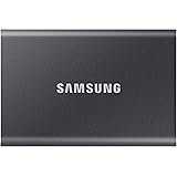 Samsung T7 1TB Up to 1,050MB/s USB 3.2 Gen 2 (10Gbps, Type-C) External Solid State Drive (Portable SSD) Grey(MU-PC1T0T)