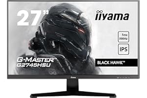 iiyama G-Master Black Hawk G2745HSU-B1 68,5cm 27" IPS LED Gaming Monitor Full-HD HDMI DP USB2.0 1ms FreeSync schwarz