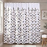 Decor & More Polyester Shower Curtain ||200 * 140 cm Bathroom Shower Curtains with 10 Hooks Included || Waterproof Shower Cur