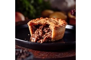 THE LEWIS PIE CO Regal Minced Beef and Onion Pies - Golden Flaky Crust, Pack of 6 - Delivered to Your Door - A Proud Family Pies and Pasties Making Legacy Since 1936